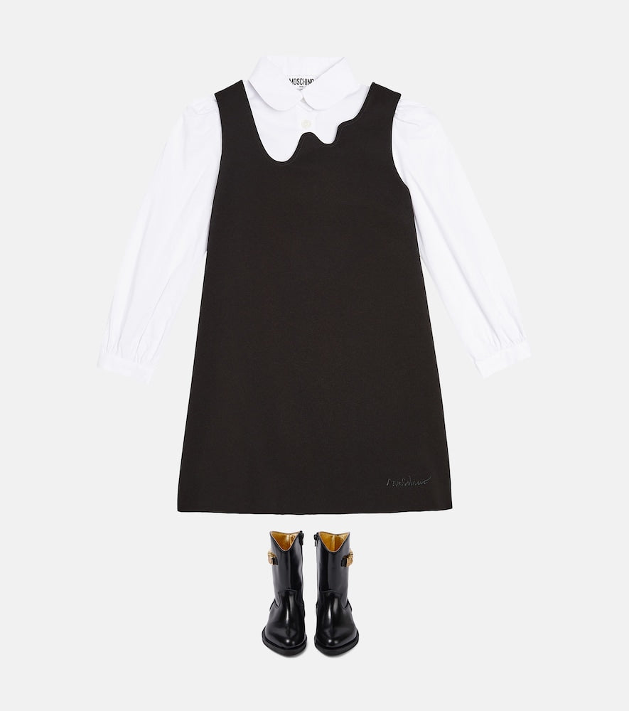 Logo shirt and dress set