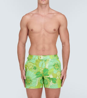 Printed swim trunks
