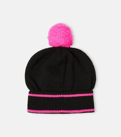 Logo wool cashmere beanie
