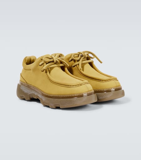 EKD leather boat shoes