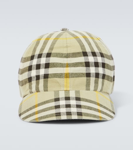 Burberry Check cotton baseball cap