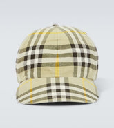 Burberry Check cotton baseball cap