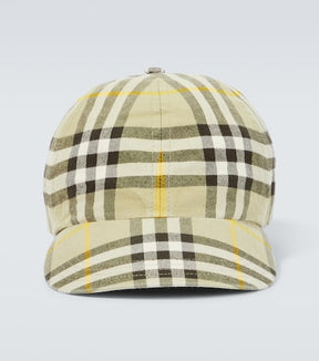 Burberry Check cotton baseball cap