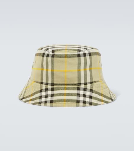 Burberry Check cotton bucket hat