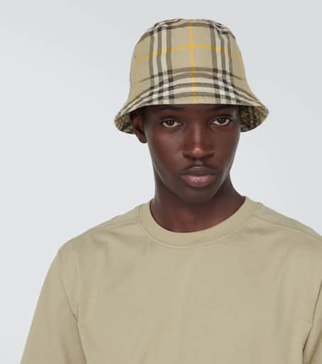Burberry Check cotton bucket hat