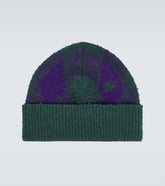 Argyle wool beanie