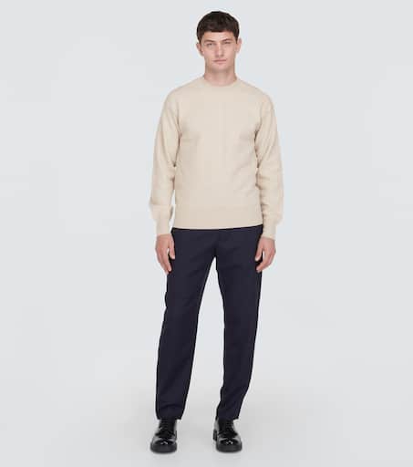 Logo wool sweater