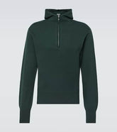 Wool half-zip sweater