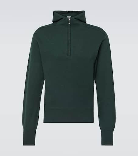 Wool half-zip sweater