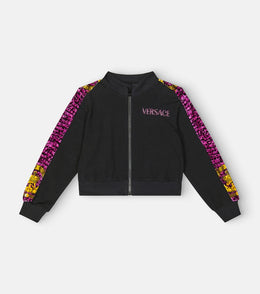 Logo zipped cotton-blend sweatshirt