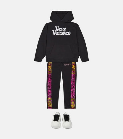 Baroccodile cotton-blend jersey sweatpants