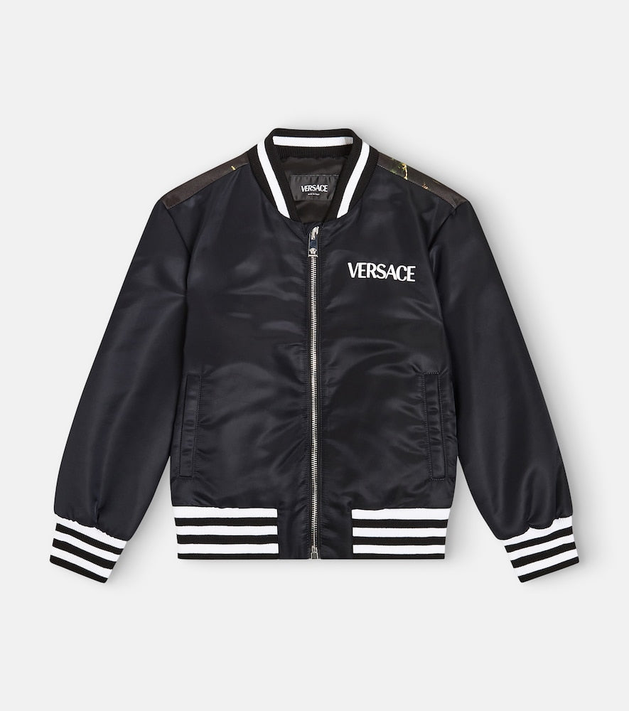 Printed bomber jacket