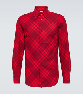 Checked cotton shirt
