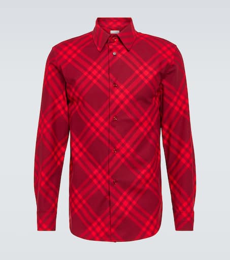 Checked cotton shirt
