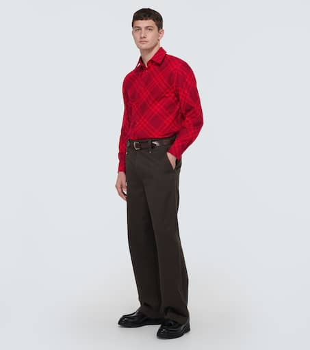 Checked cotton shirt