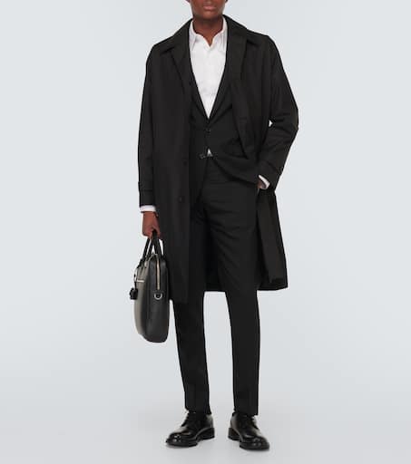 Single-breasted trench coat