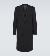 Wool-blend overcoat
