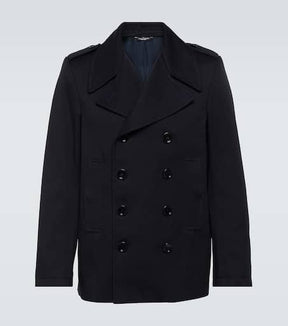Cotton peacoat