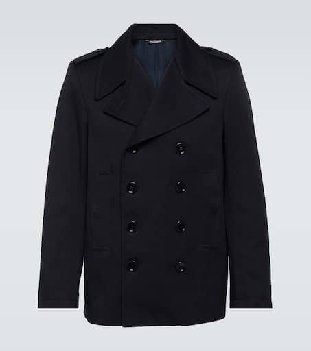 Cotton peacoat
