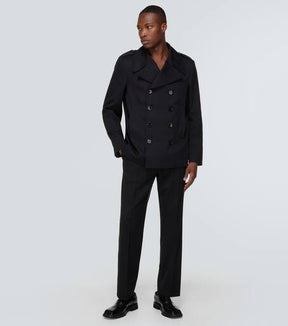Cotton peacoat