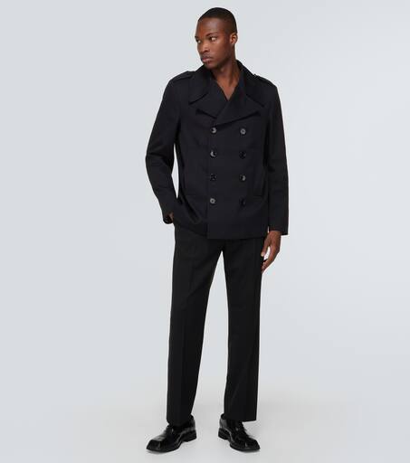 Cotton peacoat
