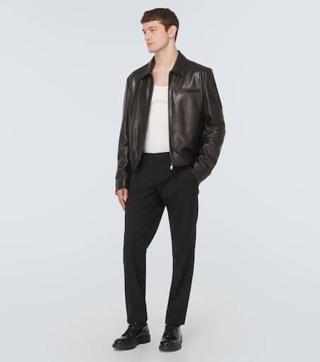 Leather jacket