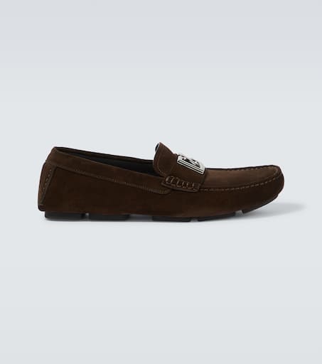 Suede loafers