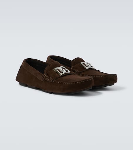 Suede loafers