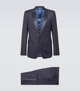 Wool and silk-blend suit