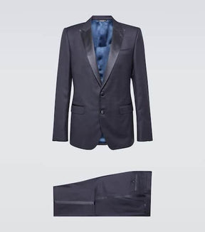 Wool and silk-blend suit