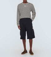 Striped cotton jersey T-shirt