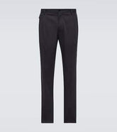 Cotton-blend pants
