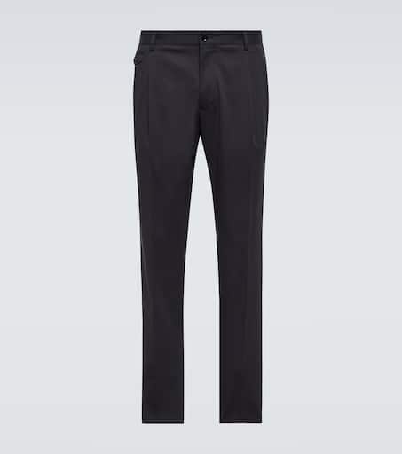 Cotton-blend pants