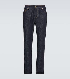 Mid-rise slim jeans