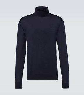 Cashmere-blend turtleneck sweater