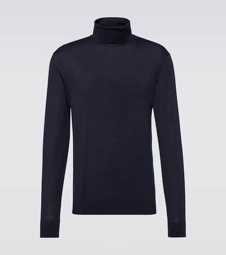 Cashmere-blend turtleneck sweater