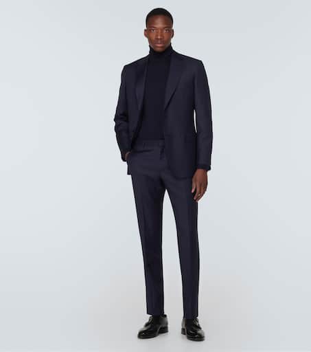 Cashmere-blend turtleneck sweater