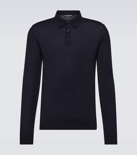 Cashmere polo sweater
