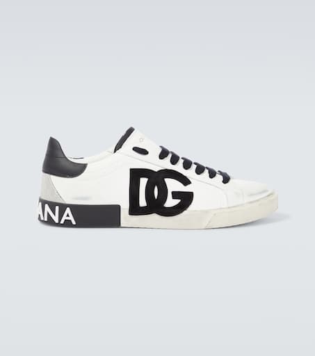 DG leather sneakers