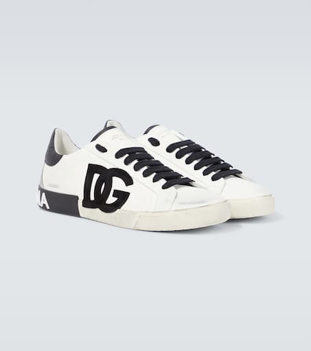 DG leather sneakers