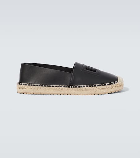 DG leather espadrilles
