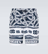 Printed swim trunks