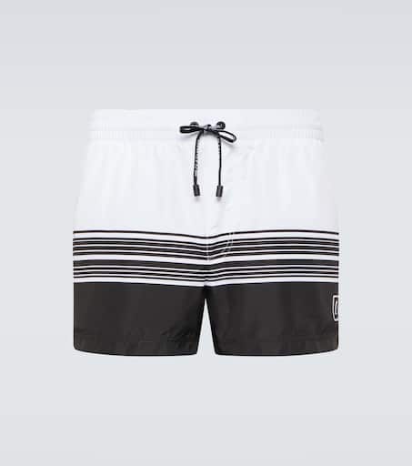 Printed swim trunks