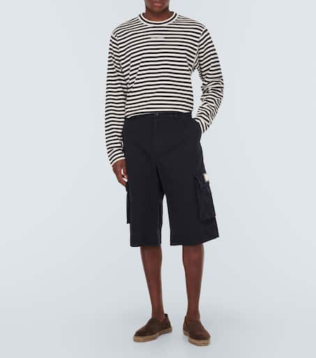 Cotton cargo shorts