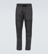 Mid-rise slim pants