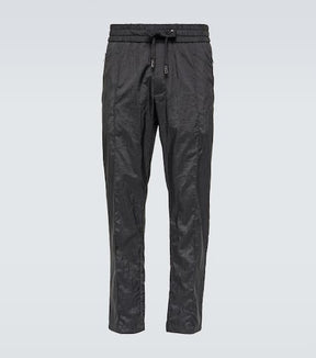 Mid-rise slim pants