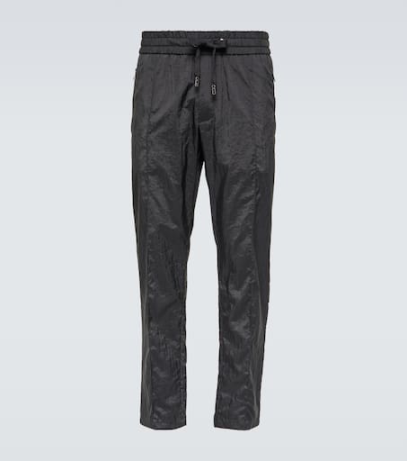 Mid-rise slim pants