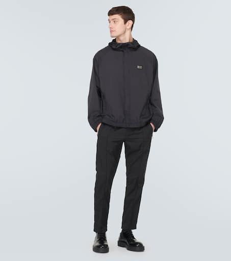 Mid-rise slim pants