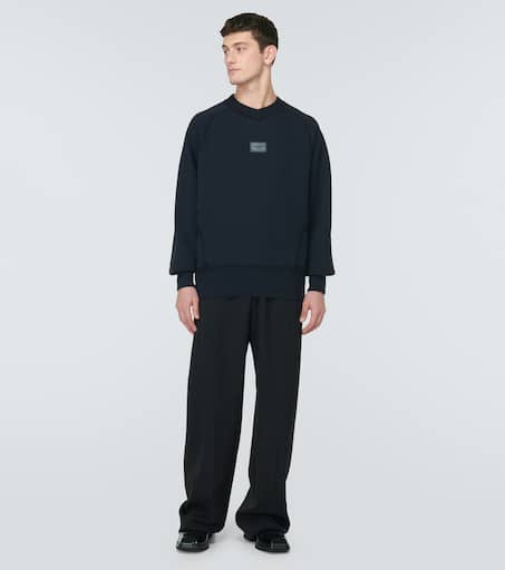 Logo cotton jersey sweatshirt