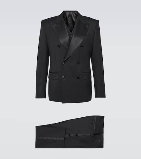 Wool-blend suit
